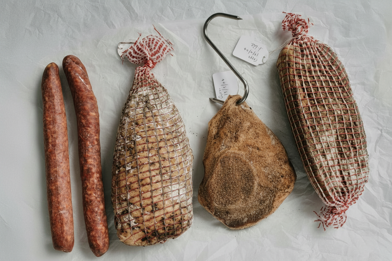 Charcuterie with softened natural patch blend